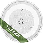 Gemroom 13.5" Microwave Glass Turntable Plate Replacement | Compatible with 5304509621 Frigidaire Microwave Plate WB39X10032 13 1/2" GE Microwave Plate Replacement WB49X10002