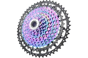 VG SPORTS 8/9/10/11/12 Speed Ultra-Light Bike Cassette for Mountain Bike 11-40T/11-42T/11-46T/11-50T/11-52T MTB Cassette Lightweight Aluminum Bracket Cassette