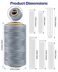 Leather Upholstery Sewing Waxed Thread: PLANTIONAL