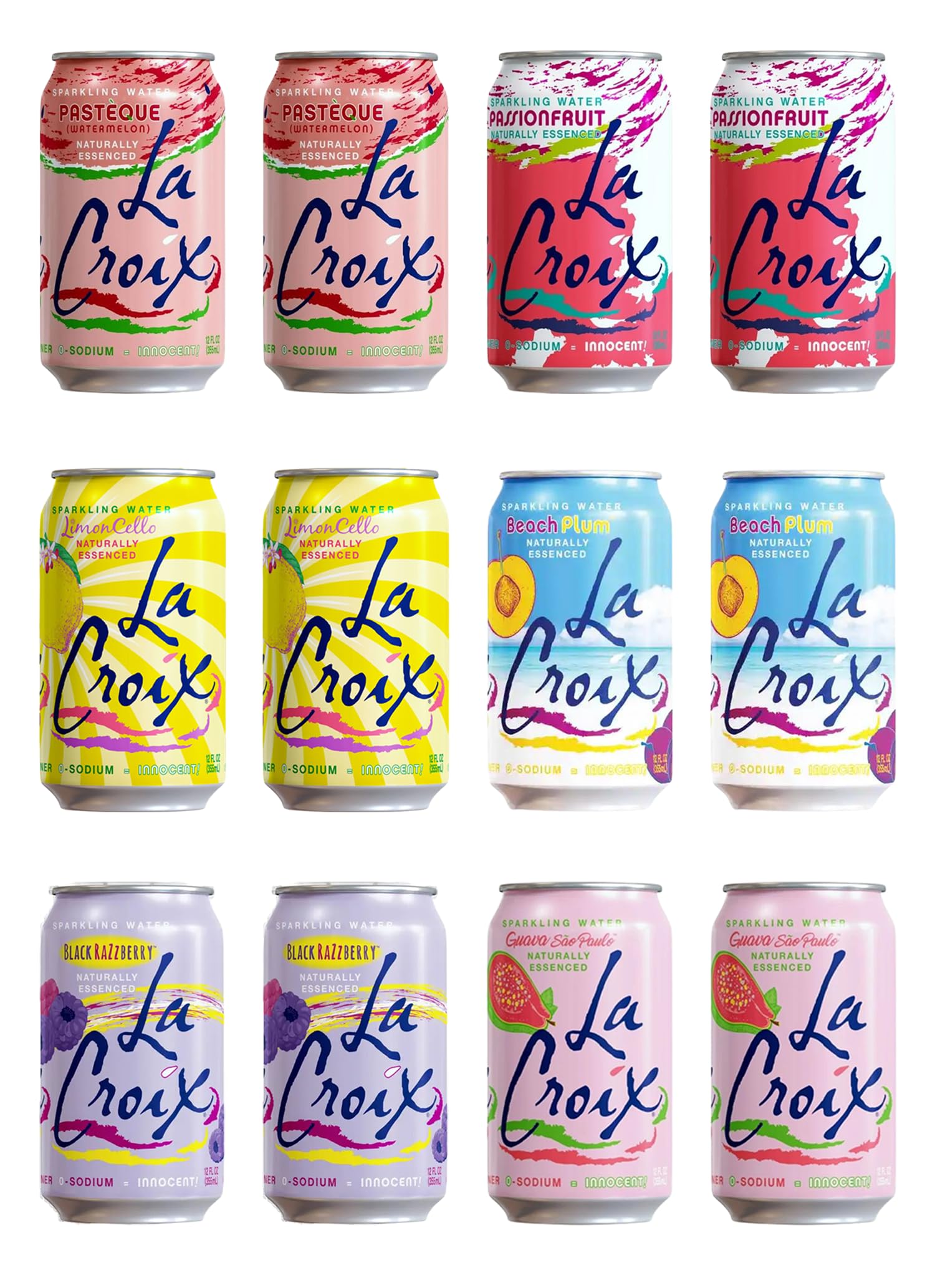 Mua La Croix Sparkling Water LaCroix Summer Variety 12 Pack Seltzer
