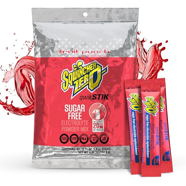 Amazon.com : Sqwincher Zero Qwik Stik - Sugar Free