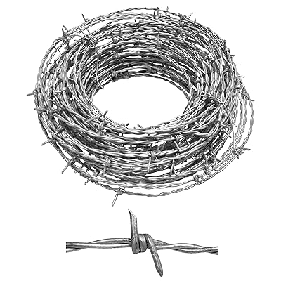 Buy Real Barbed Wire 60ft 15 5 Gauge Great For Crafts Fences And Critter Deterrent Online In Indonesia B01n2wmfcy