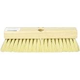 DQB Industries 08755 Tampico Deck Scrub Brush with 1 Tapered and 1 Threaded Hole, 10-Inch