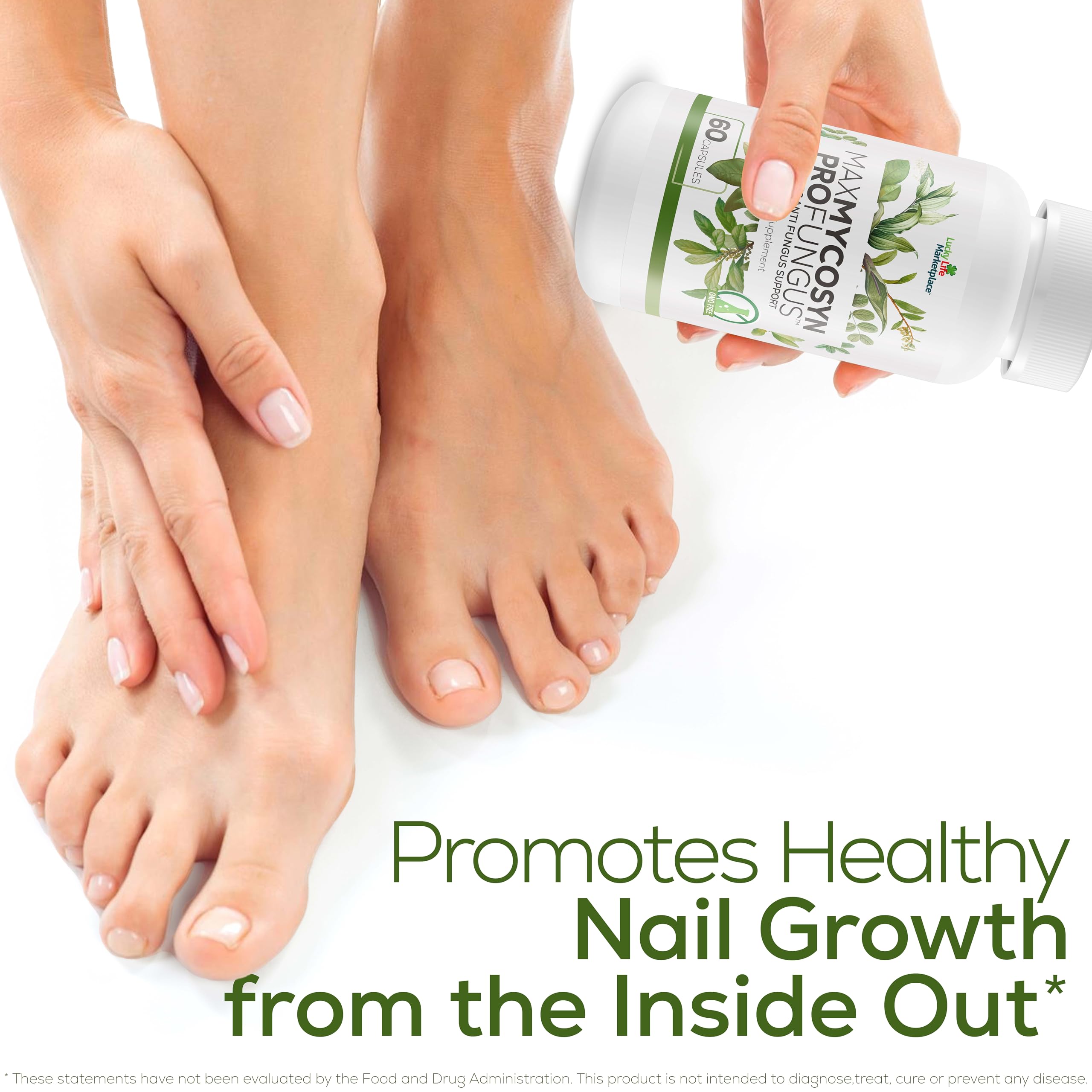 Max Mycosyn Pro - Probiotic Anti-Fungus Support - Targeted Nail & Foot Formula - Support Immune Function to Fight Off Fungus From the Inside Out