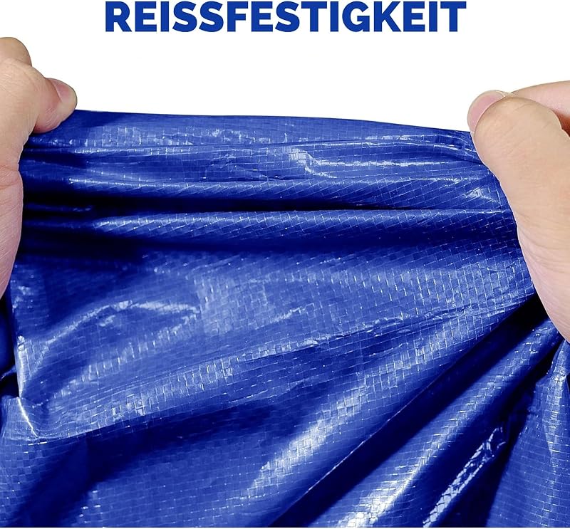 Pool Unterlage Outdoor. Poolunterlage Rechteckig Outdoor Blau. Pool Bodenschutzmatte Für Den Garten. Pool Unterlegmatte Für Den Sommer. Pool Matten Untergrund Gras Bedecken (450x250 cm)
