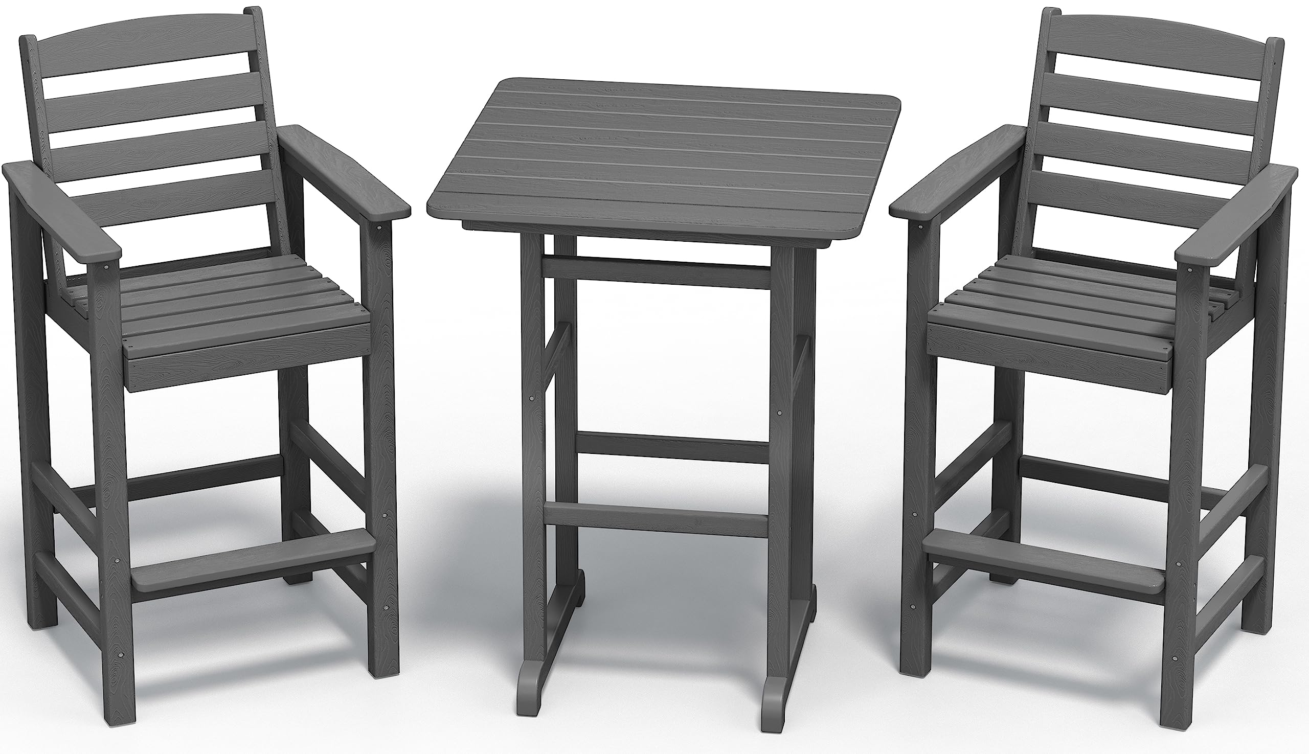SERWALL Balcony Adirondack Chairs and Table 3