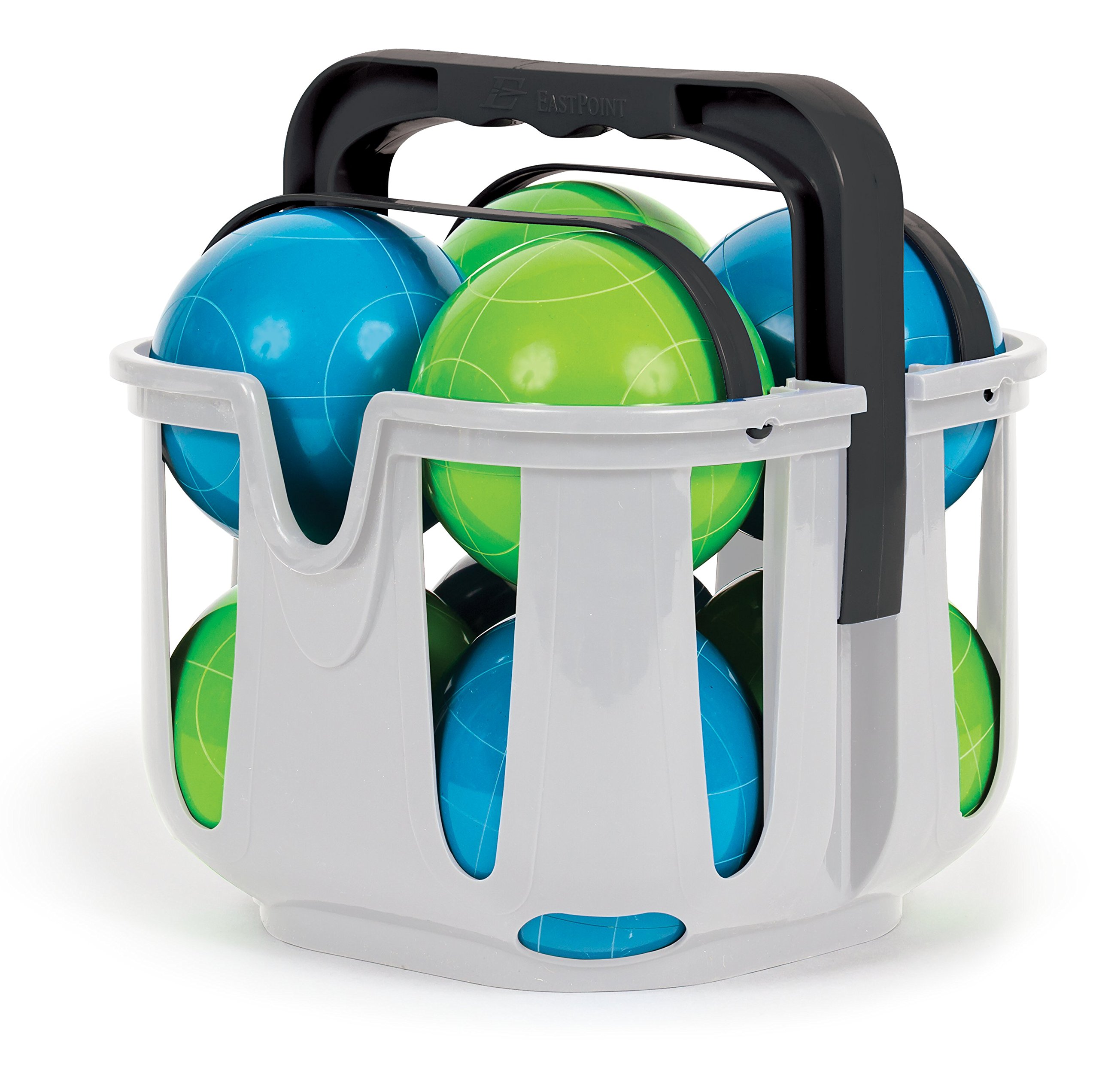 EastPoint Sports 90mm Resin Bocce Set with Molded Case Blue/Green