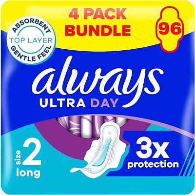 Always Ultra Sanitary Towels Long Size 2 with Wings 24 Pads