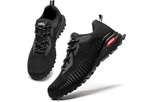 Kricely Men's Trail Running Shoes Fashion Walking Hiking Sneakers for Men Tennis Cross Training Shoe Outdoor Snearker Mens Casual Workout Footwear