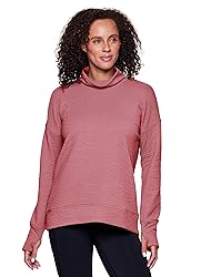 RBX Women's Lightweight Sweater Relaxed Mock Neck