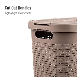 Mind Reader 40L Slim Laundry Hamper, Clothes