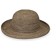 Wallaroo Hat Company – Women’s Petite Catalina Sun Hat – Wide Brim, Natural Fiber, Adjustable Sizing for Smaller Crown Sizes