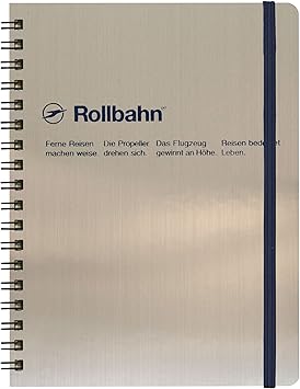 Amazon Com Delfonics Rollbahn Spiral Notebooks 5 1 2 In X 7 In Silver Office Products Amazon Com Delfonics Rollbahn Spiral Notebooks 5 1 2 In X 7 In Silver Office Products