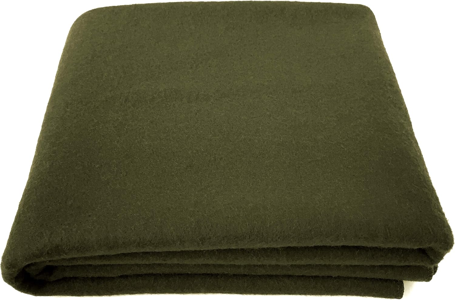 EKTOS 90 Wool Blanket, Olive Green, Warm & Heavy 4.0 lbs, Large
