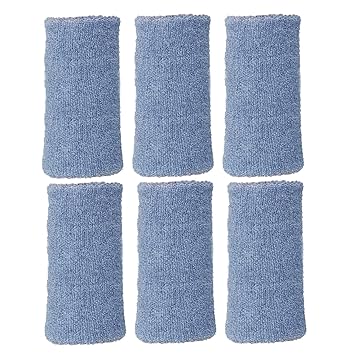 Accesorios Deportivas 6pcs bandas elásticas absorbentes de algodón ...