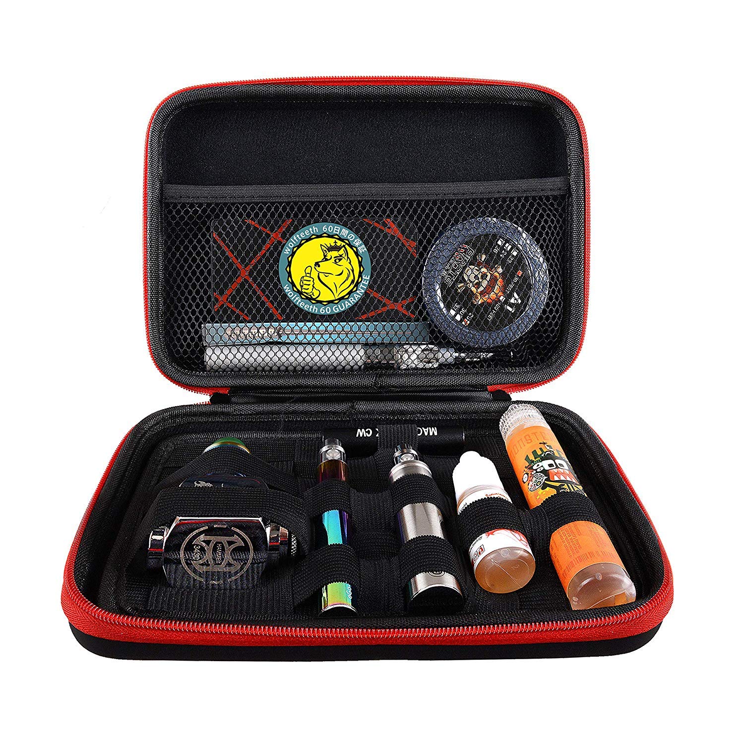 Wolfteeth Huge Capacity Vape Bag Travel Portable Case for Vape Coil Supplies & Electronics