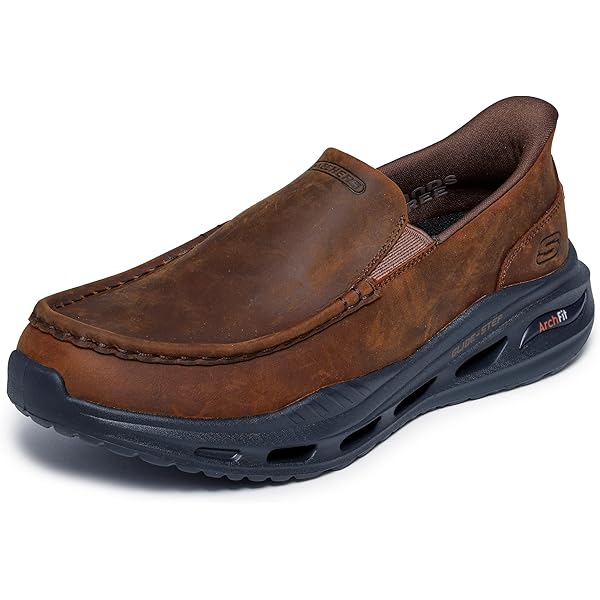 Amazon.com | Skechers Men's Expended -Sevenoleather Slip on