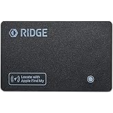Ridge Wallet Tracker Card - Tile Slim Tracking Card Compatile with Apple Find My, Item Locator for Luggage Tags, Passports, Phone, IP68 Waterproof