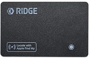 THE RIDGE Ridge Wallet Tracker Card - Tile Slim Tracking Card Compatile with Apple Find My, Item Locator for Luggage Tags, Passports, Phone, IP68 Waterproof