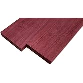 Barrington Hardwoods Purpleheart Lumber Board - 3/4" x 4" (2 Pieces) (3/4" x 4" x 12")