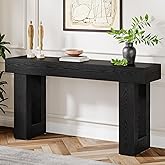 Tribesigns 63-Inch Long Console Table, Farmhouse Wooden Sofa Table Behind The Couch, Narrow Entryway Table for Entrance, Hall