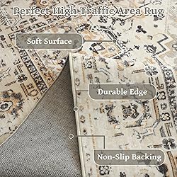 QD-Udreamy 6x9 Area Rugs - Machine Washable Area