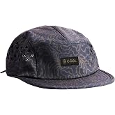 Coal Provo 5 Panel Tech Cap Hat - Low Profile | Floatable EVA Brim, Polyester, Crush-Resistant, Shock Cord Back Closure, Quick-Drying, Breathable