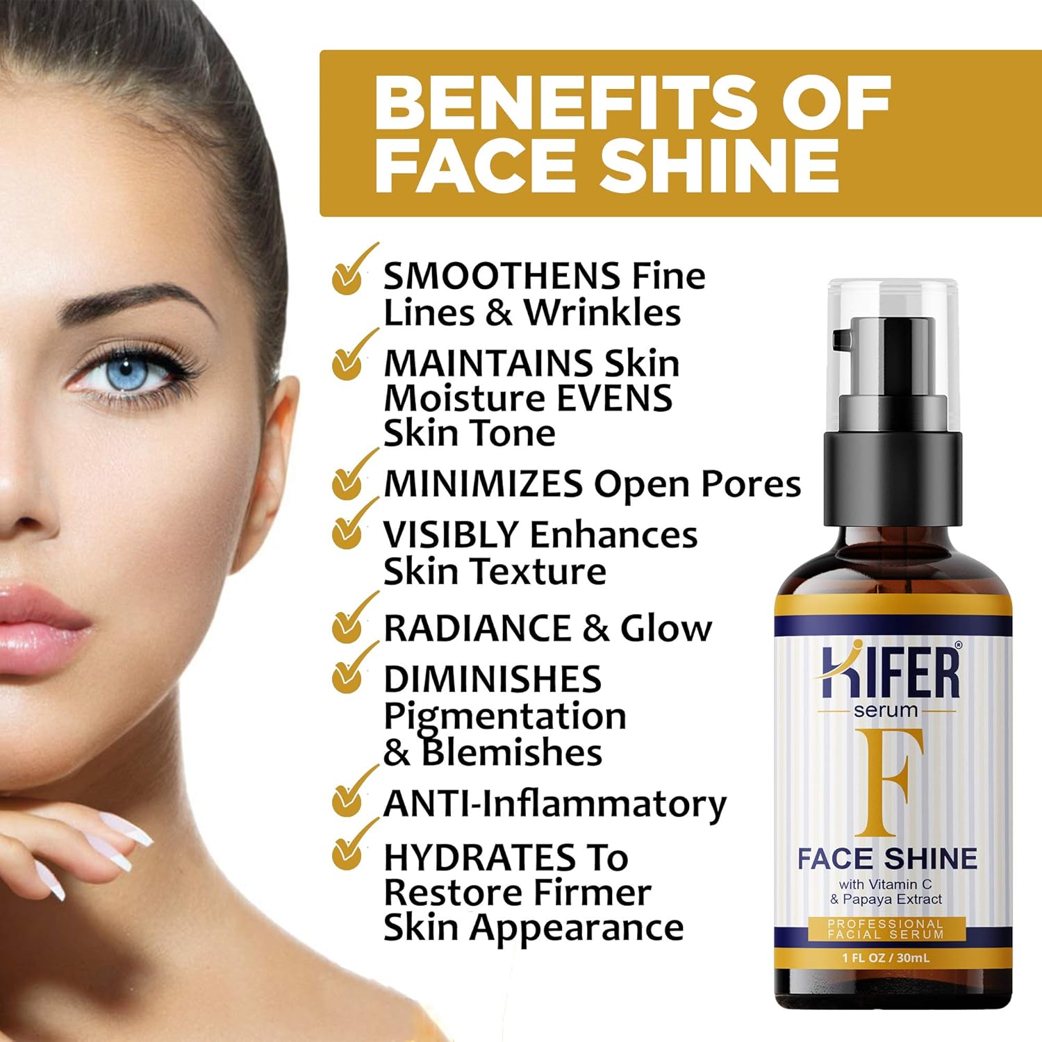face shine serum