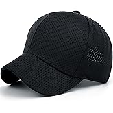 Masktide Womens Full Mesh Breathable Structured Baseball Cap for Running Mens Summer Quick Dry Moisture Wicking Golf Hat