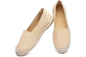 EYDRAM Women's Flats Shoes,Slip on Shoes Espadrilles for Women,Comfortable Womens Loafers,Breathable Casual Shoes(Lightweight and Soft)
