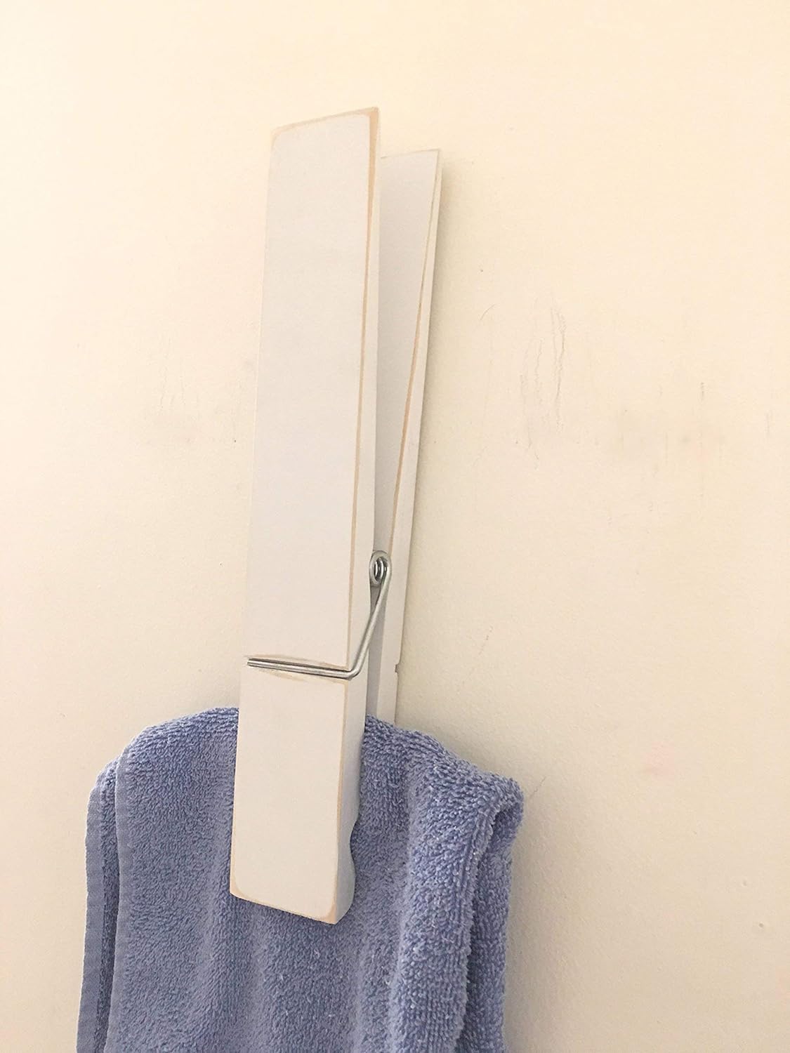 Set of 3 Extra Large Clothespins, Rustic Wood 12 Inch