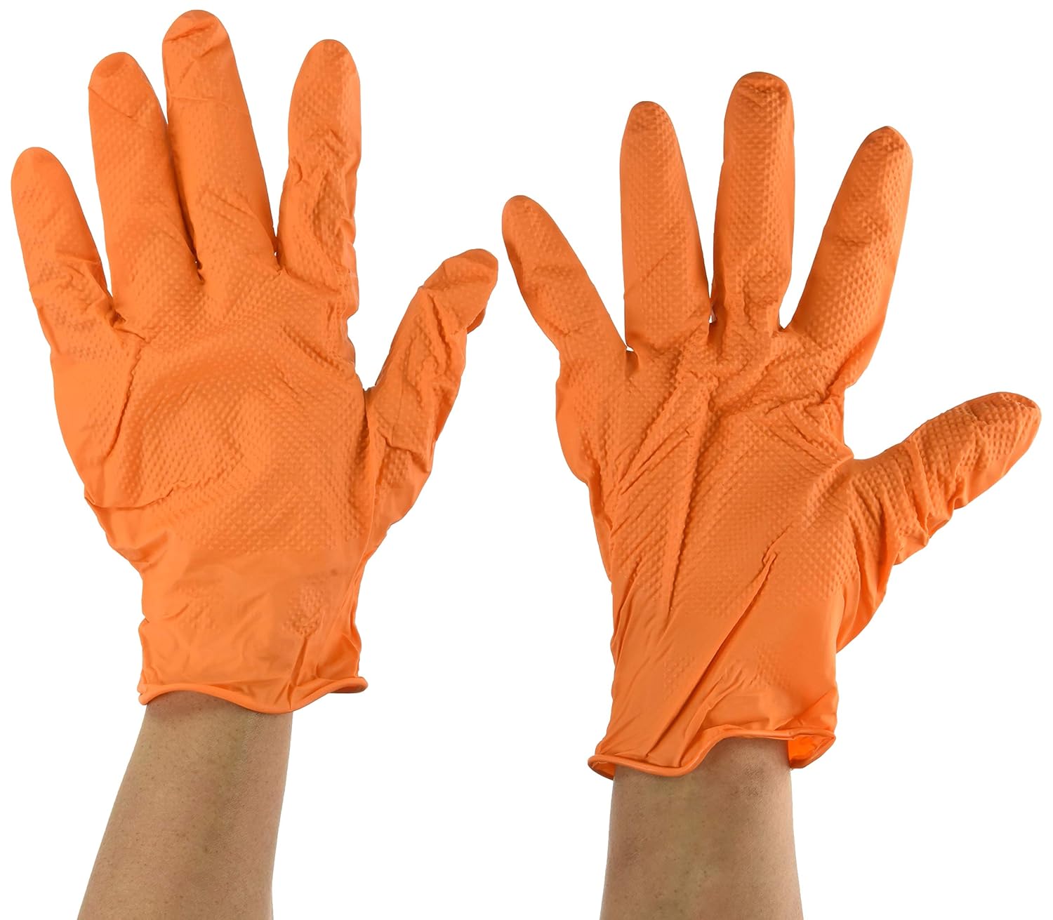Eppco 8845 Tiger Grip Orange Nitrile Gloves XL Amazon.co.uk Kitchen & Home