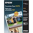 Epson Matte Presentation Paper, 4.9 Mil, 8.5 X 11, Matte Bright White, 100/pack