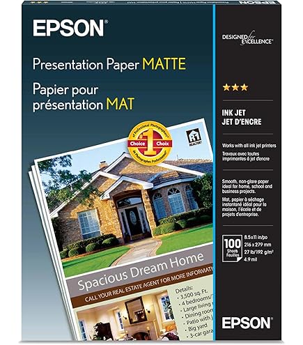 Amazon.com : Epson Presentation Paper (11x17 Inches, 100 Sheets