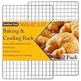 2PCS Cooling Racks for Cooking and Baking - 10" x