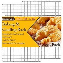 2PCS Cooling Racks for Cooking and Baking - 10" x