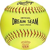 Rawlings | Official USA Pro Leather Dream Seam Fastpitch Softballs | USA/ASA | C12RYLA | 12" | Multiple Count Options