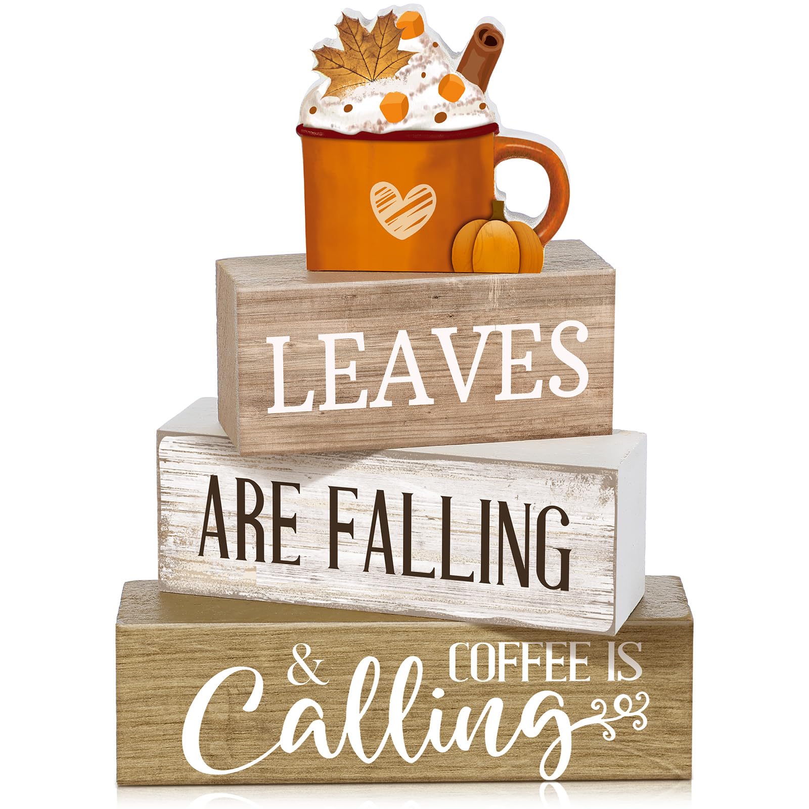 Lineshading 4 Pcs Fall Decorations for Home
