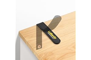 LuBanSir Furniture Anchors, 12 Pack Furniture Wall Anchor Straps for Dresser, Shelves, Bookcase Anti-Tip Safety