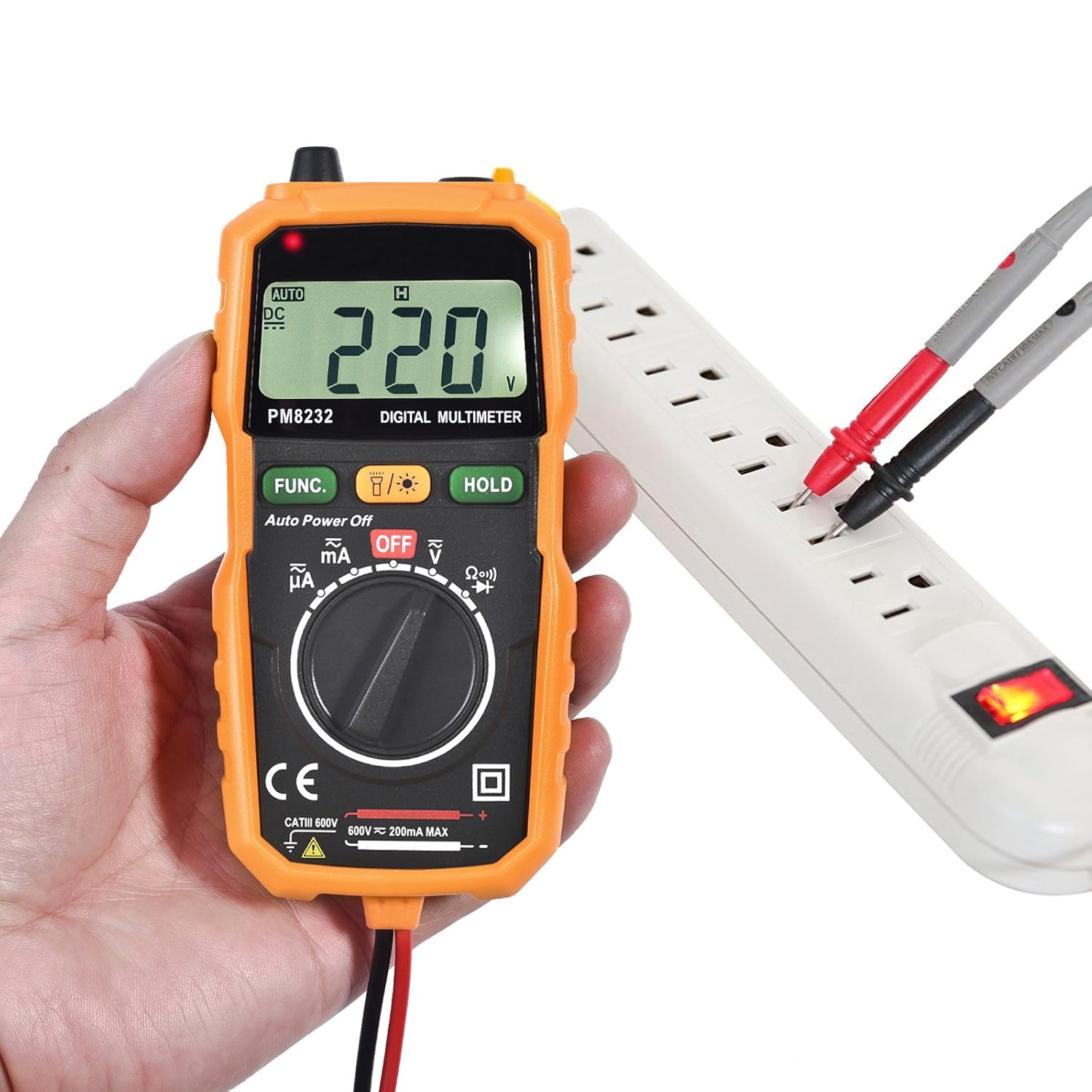 Neoteck Digital Multimeter Mini Digital Auto Range Multimeter Tester