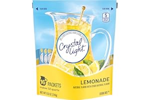 Crystal Light Lemonade Sticks, Natural, 8.6 Oz