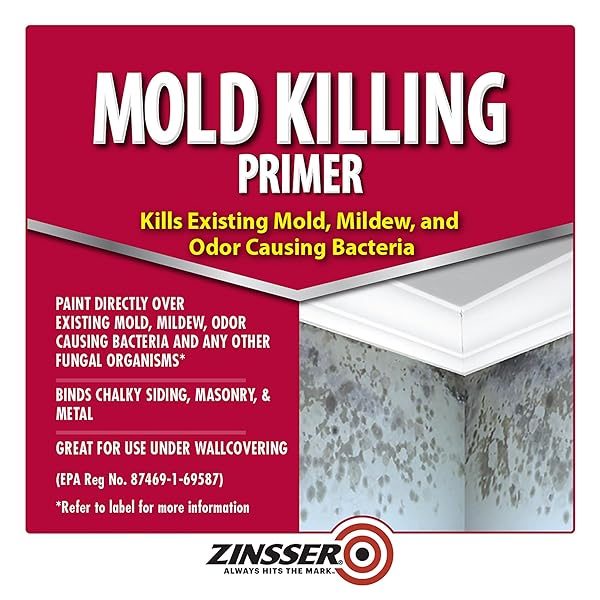 QT ZINSSER 276087 WHITE MOLD KILLING PRIMER WATER-BASED MOLD KILLING PRIMER