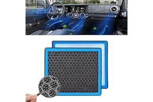 QBOONPT Cabin Air Filter, CF10285 Activated Carbon Air Filter to Adsorb PM2.5 Replacement, HEPA Air Conditioner Cabin Filter for Toyota 4Runner Highlander RAV4 Camry Corolla Sequoia Sienna Avalon