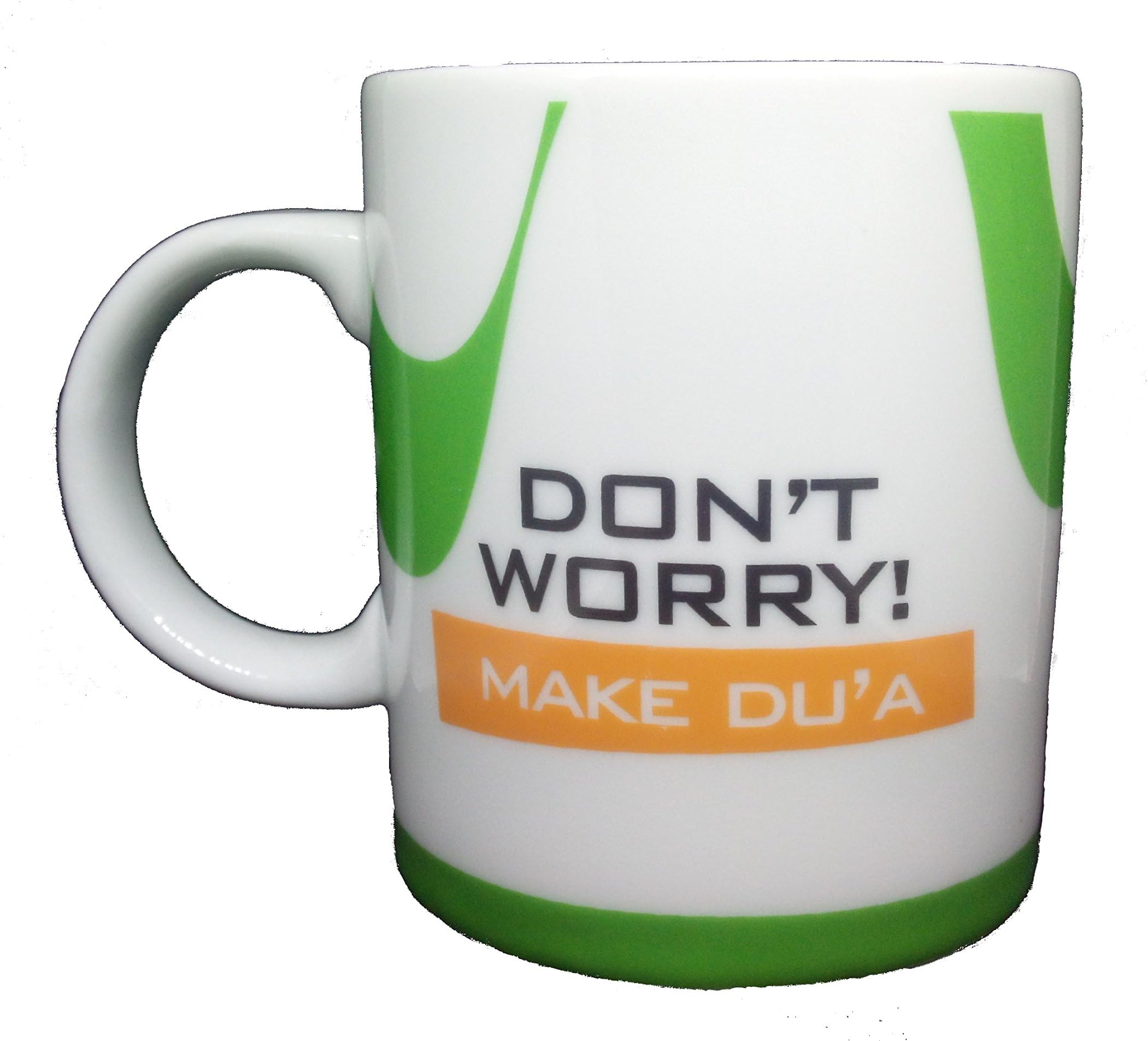 Islamic Mugs Porcelain - EID RAMDAN Gift (Islamic (Don't Worry, Make DUA)