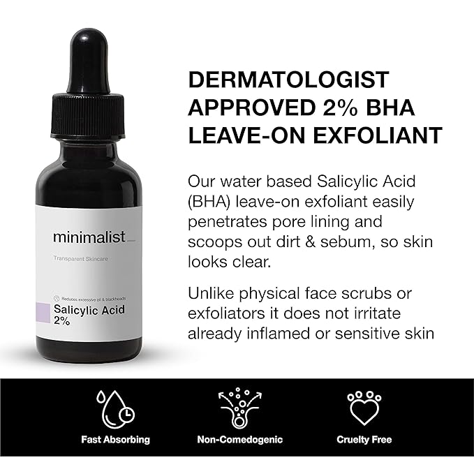 minimalist transparent skincare