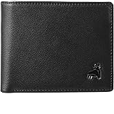 CALFART RFID Slim Front Pocket Wallets For Men - Genuine Leather Credit Card Mens Bifold Wallet With 2 ID Windows Zipper Coin Stylish Passcase