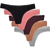 Columbia womens 4-way Stretch Cotton Thong 5-pack