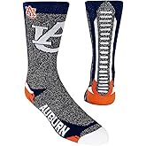 For Bare Feet Mens NCAA-Downtown Crew Socks