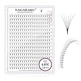 NAGARAKU Premade Fans Eyelash Extensions 320 Fans