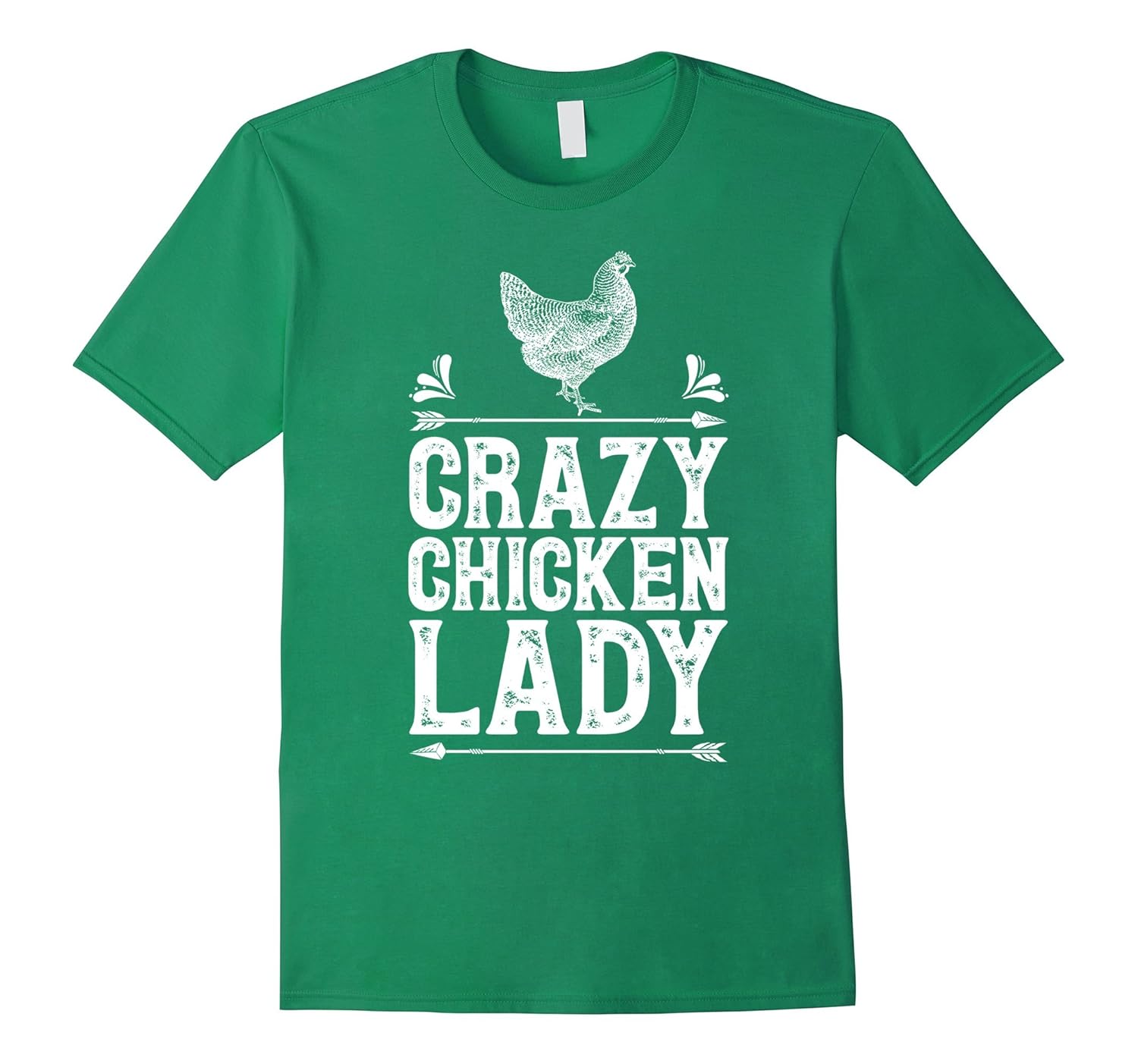 Crazy Chicken Lady T Shirt Funny Farm Poultry Farmer GiftsAZP anzpets
